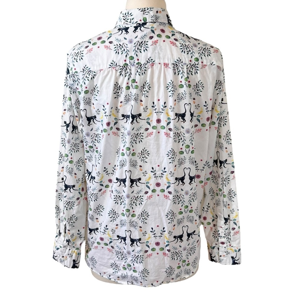 Vilagallo Natasha Monkey & Leaf Button Down Shirt - Picture 12 of 12